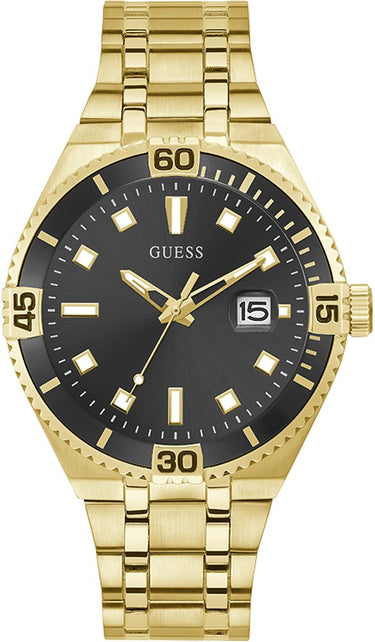 Guess Herren Armbanduhr PREMIER Armband goldfarben GW0330G2